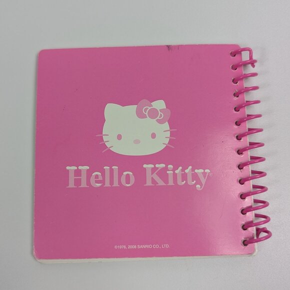 2008 Sanrio Hello Kitty Holographic Spiral Bound Mini Notebook - Picture 4 of 5